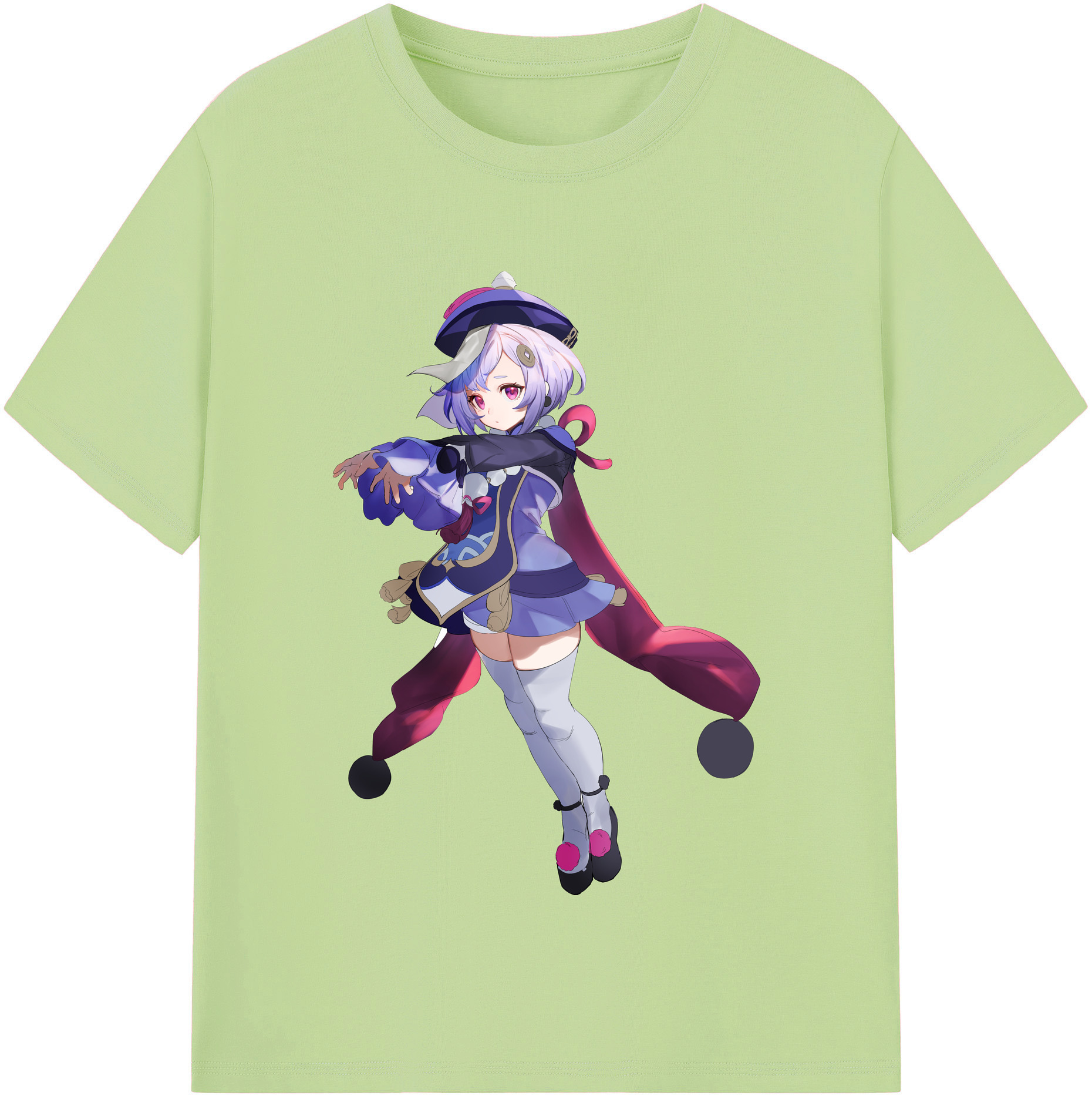 げんし神 七七 なな  genshin Nana 綿100％半袖Tシャツ（フロントプリント）